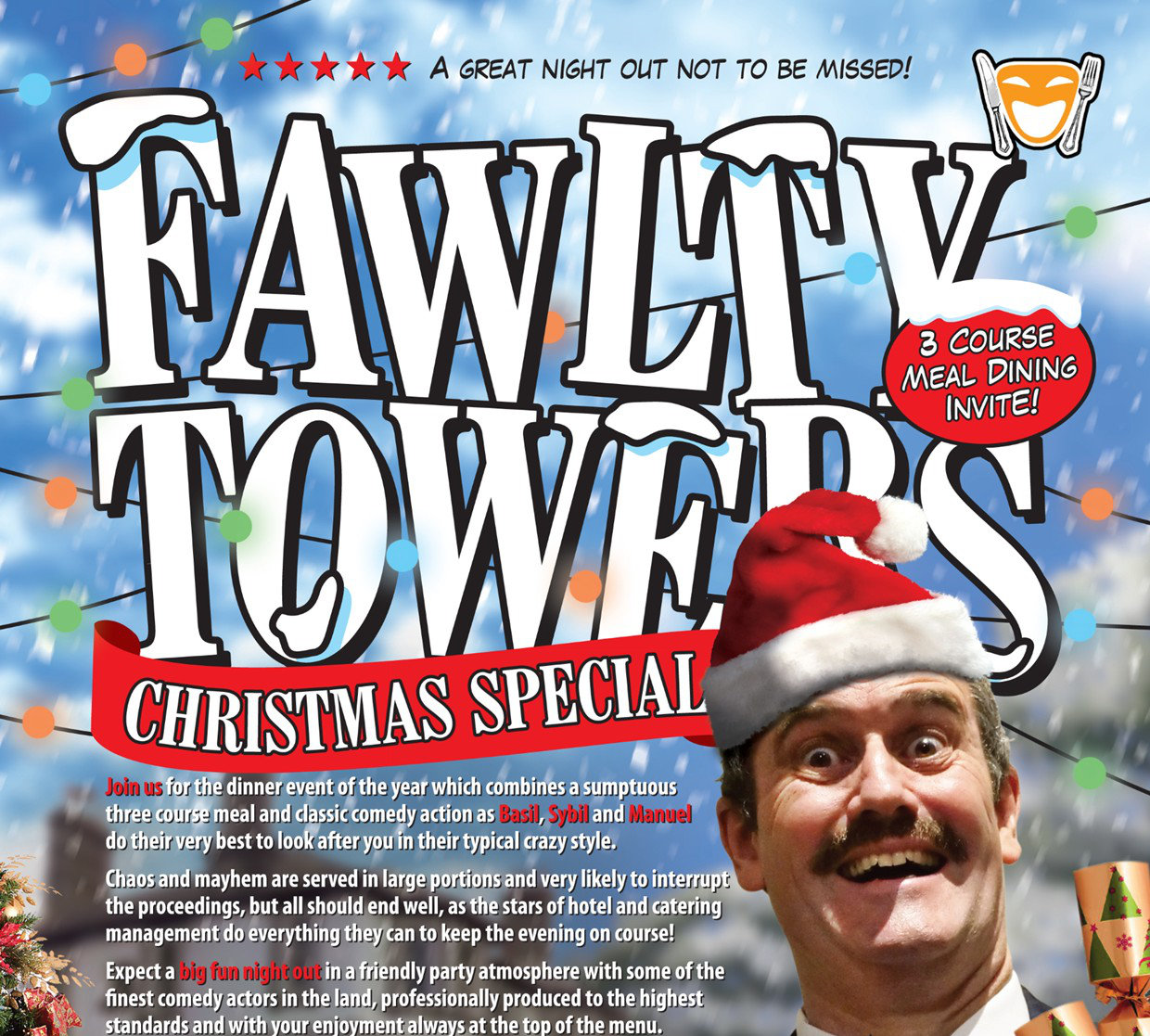 Fawlty Towers - a Christmas treat at La Villette